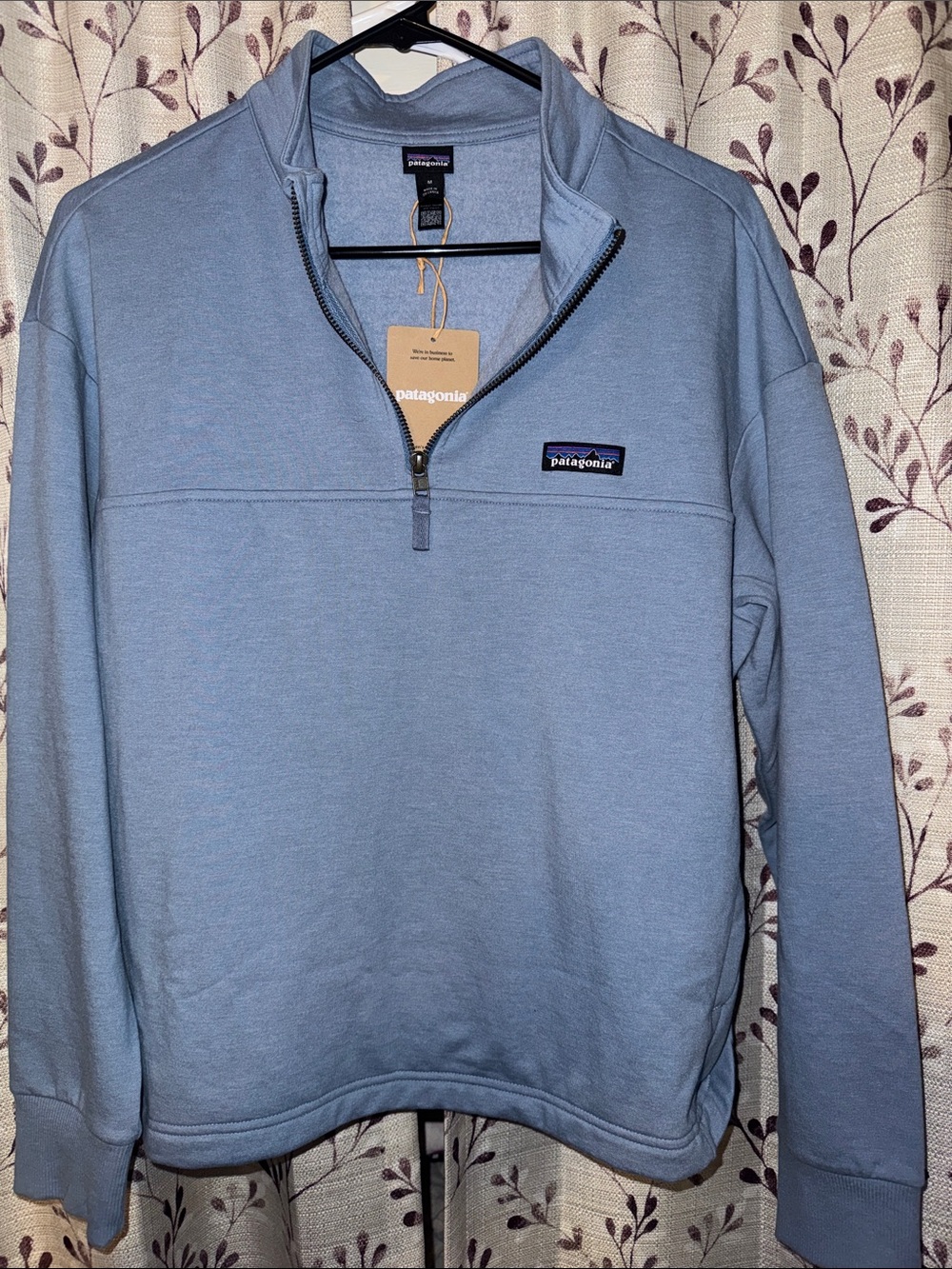 Patagonia Women’s Blue Quarter-Zip Sweater